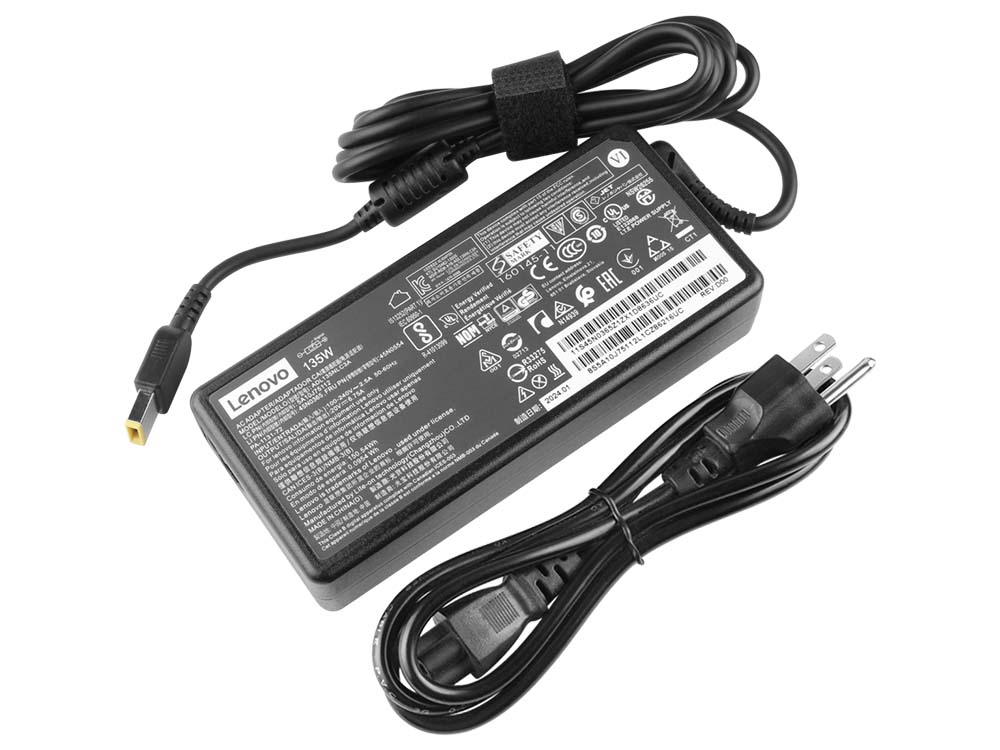 Original 135W Charger Lenovo ThinkPad T15p Gen 2 21A7 AC Adapter + Cable